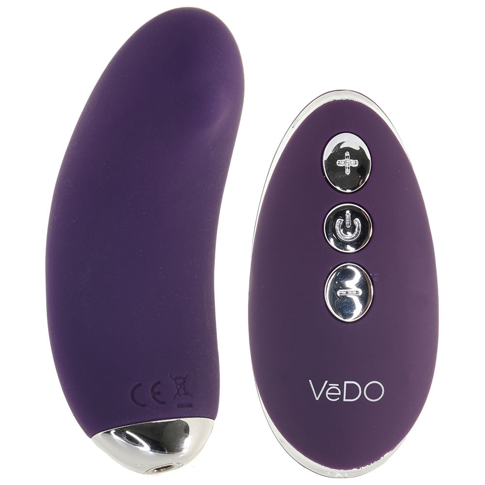 Niki Rechargeable Magnetic Panty Vibe in Deep Purple