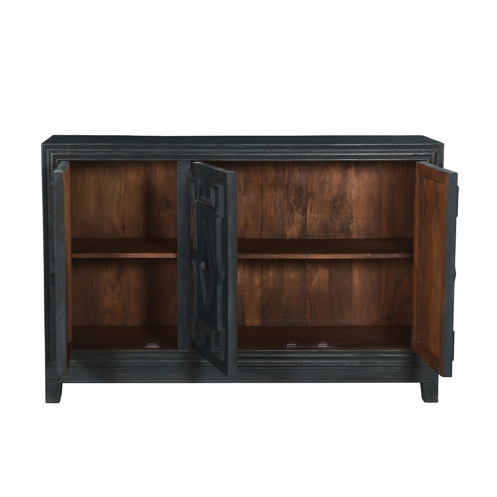 Aubrey 3 Door Diamond Sideboard   58\