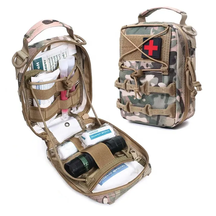 Tactical Emergency Kit Outdoor Sports First Aid Bag Camping Survival Kit Medical Supplies First Aid Kit