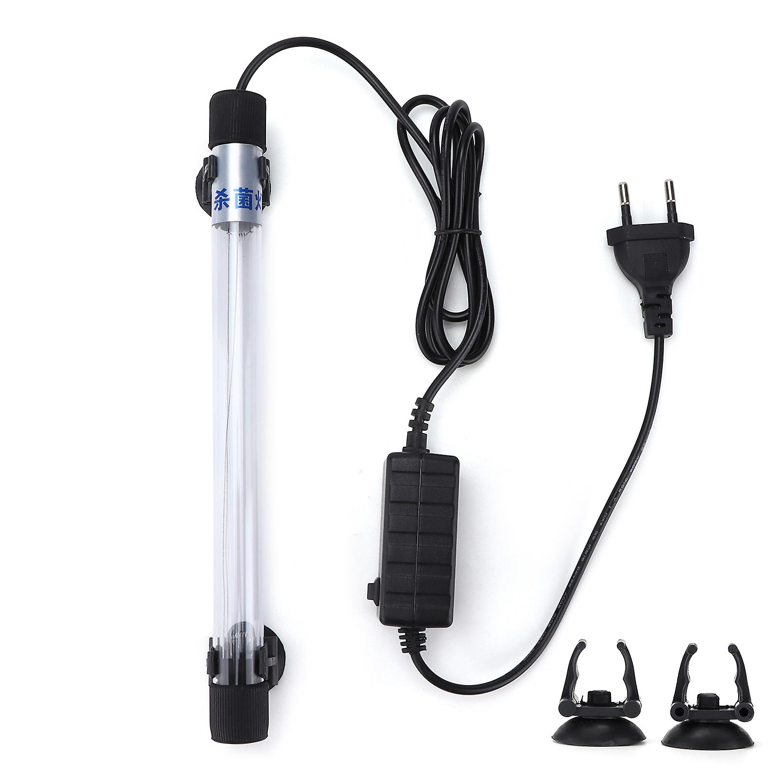 Aquarium Submersible Clean Light Uv Sterilizer Green Algae Clean Lamp For Fish Tanks Pondeu Plug 220240v 5w