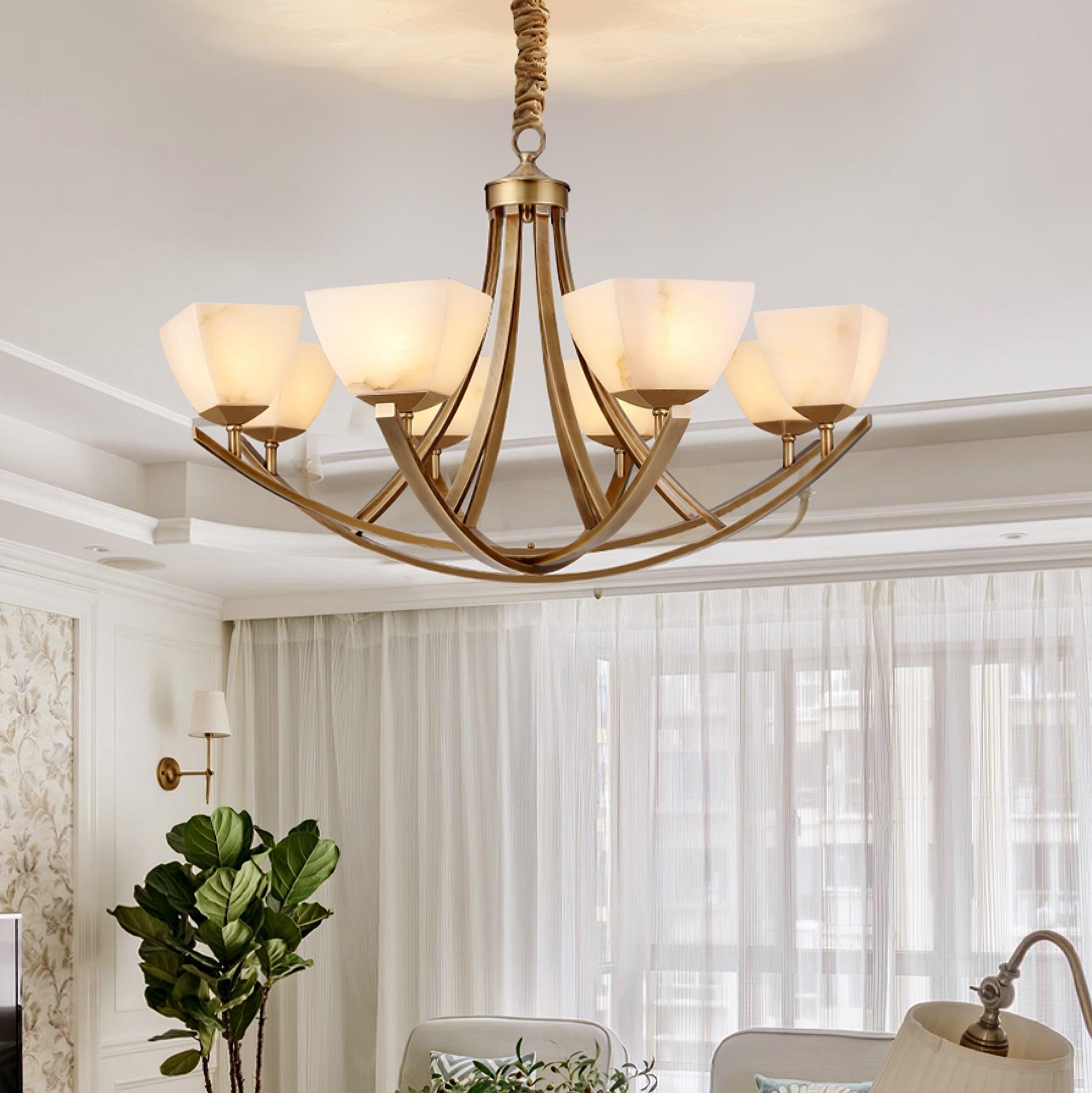 Dover Brass Chandelier