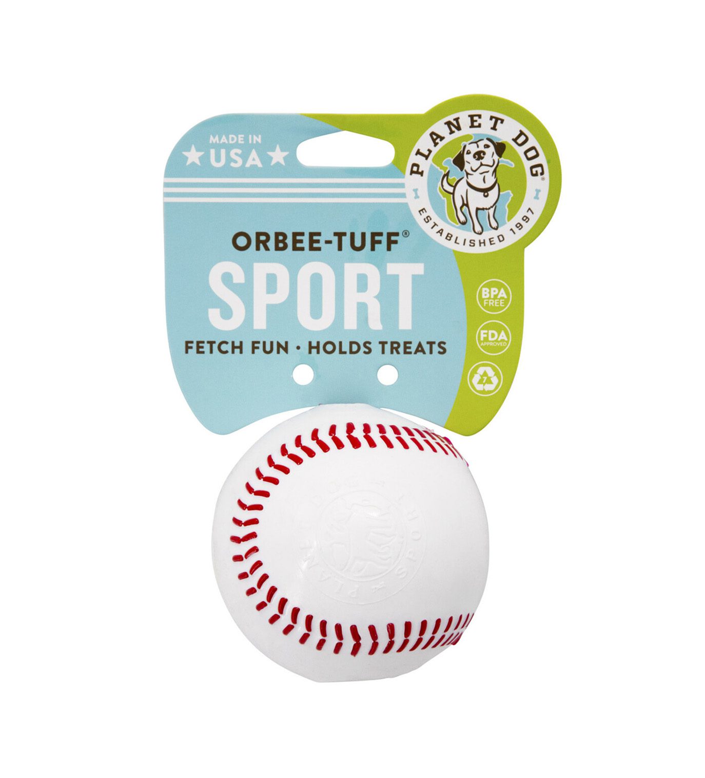 Planet Dog Orbee-Tuff® Baseball Dog Toy