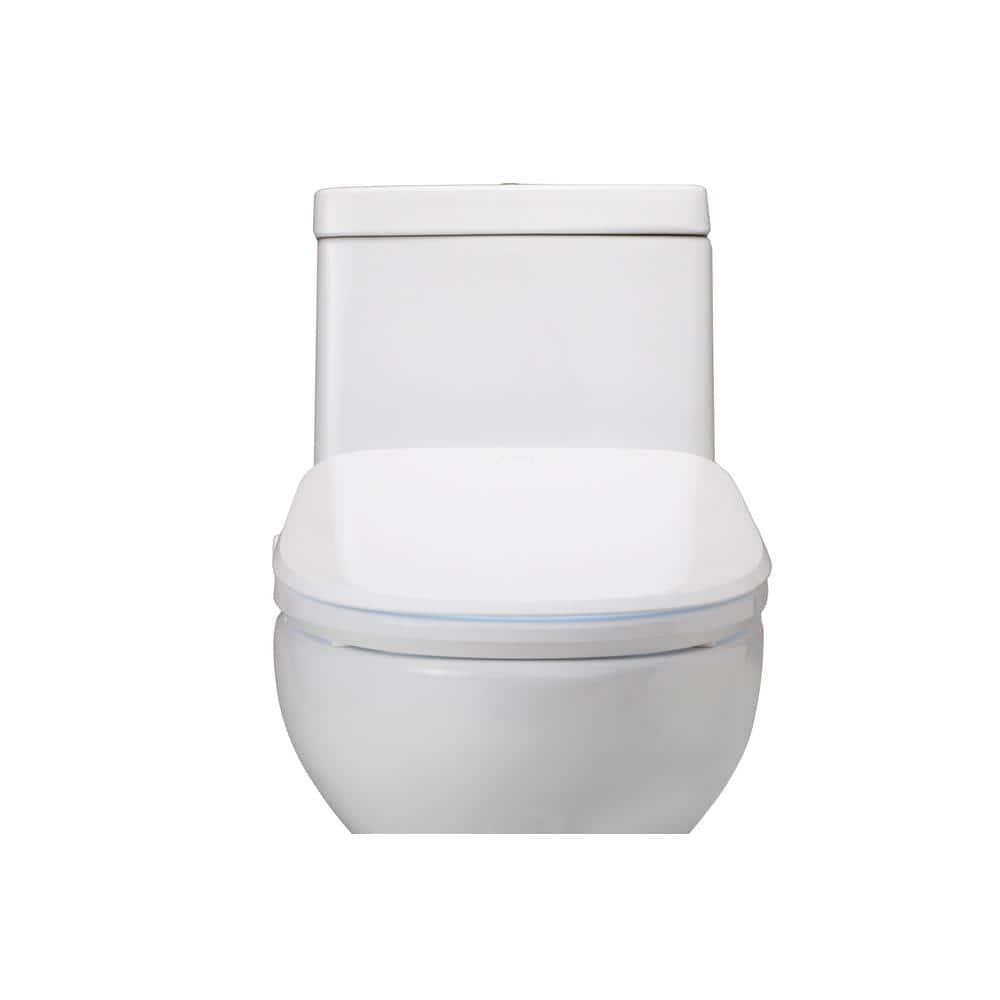 Alpha Bidet UX Pearl Electric Bidet Seat for Elongated Toilets in White