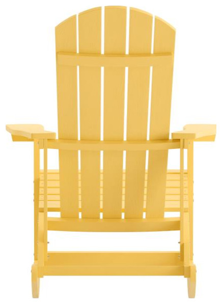 2 Pack Yellow Resin Rockers   Contemporary   Outdoor Rocking Chairs   by First of a Kind USA Inc  Houzz