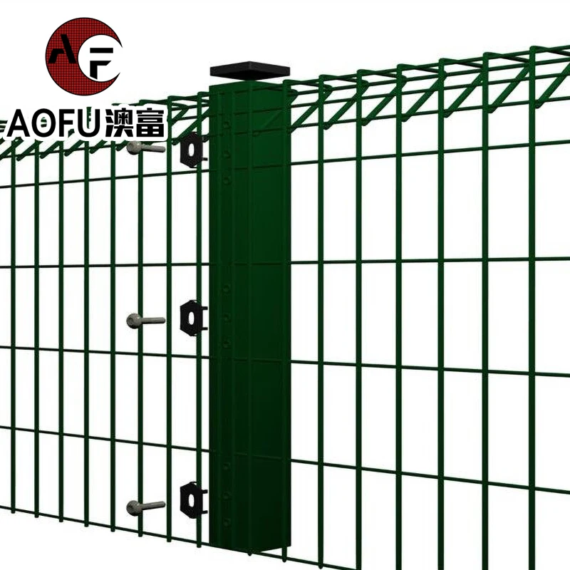 Best Price Factory Supply Powder Coated Premium Bending Welded Wire Mesh Fence Roll Top Perimeter Steel Garden Fence For Sale