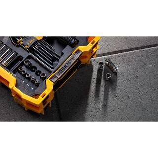 DW 14 in. and 38 in. Drive Mechanics Tool Set with Toughsystem Trays (131-Piece) DWMT45402