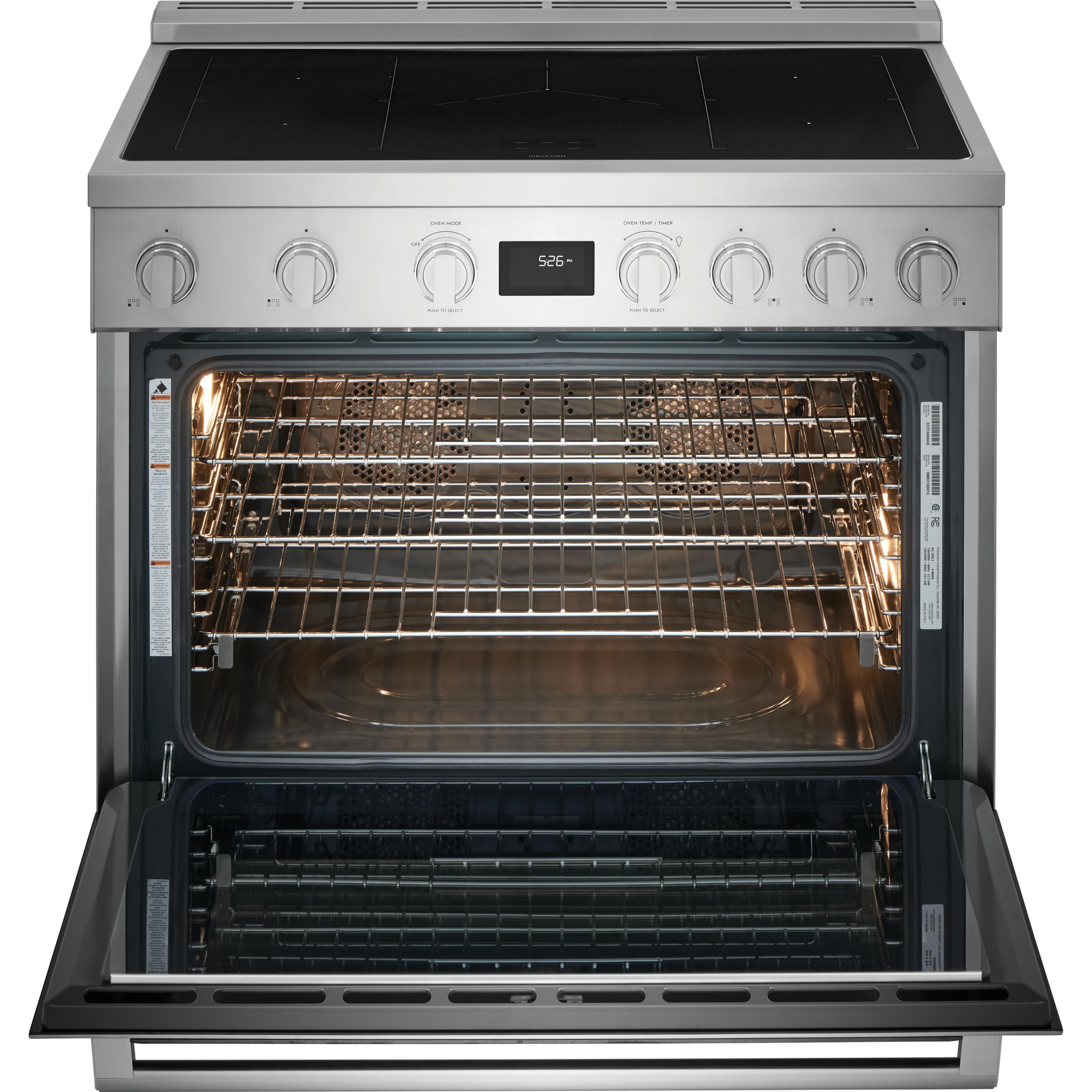 Electrolux 36-inch Freestanding Electric Induction Range ECFI3668AS