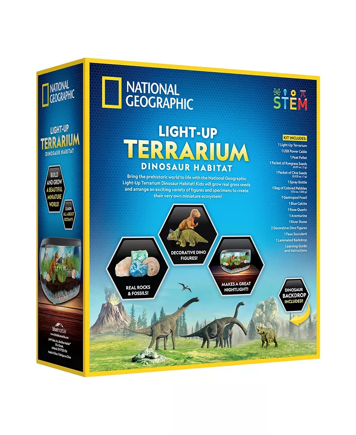 National Geographic Light Up Terrarium- Dinosaur Habitat