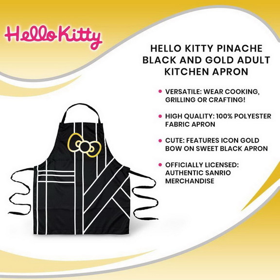 Seven20 Hello Kitty Pinache Black and Gold Adult K...