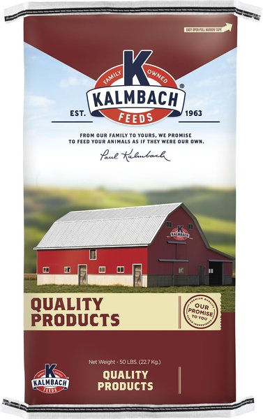 Kalmbach Feeds 20% Ostrich and Emu Pellet Ratite Food， 50-lb bag