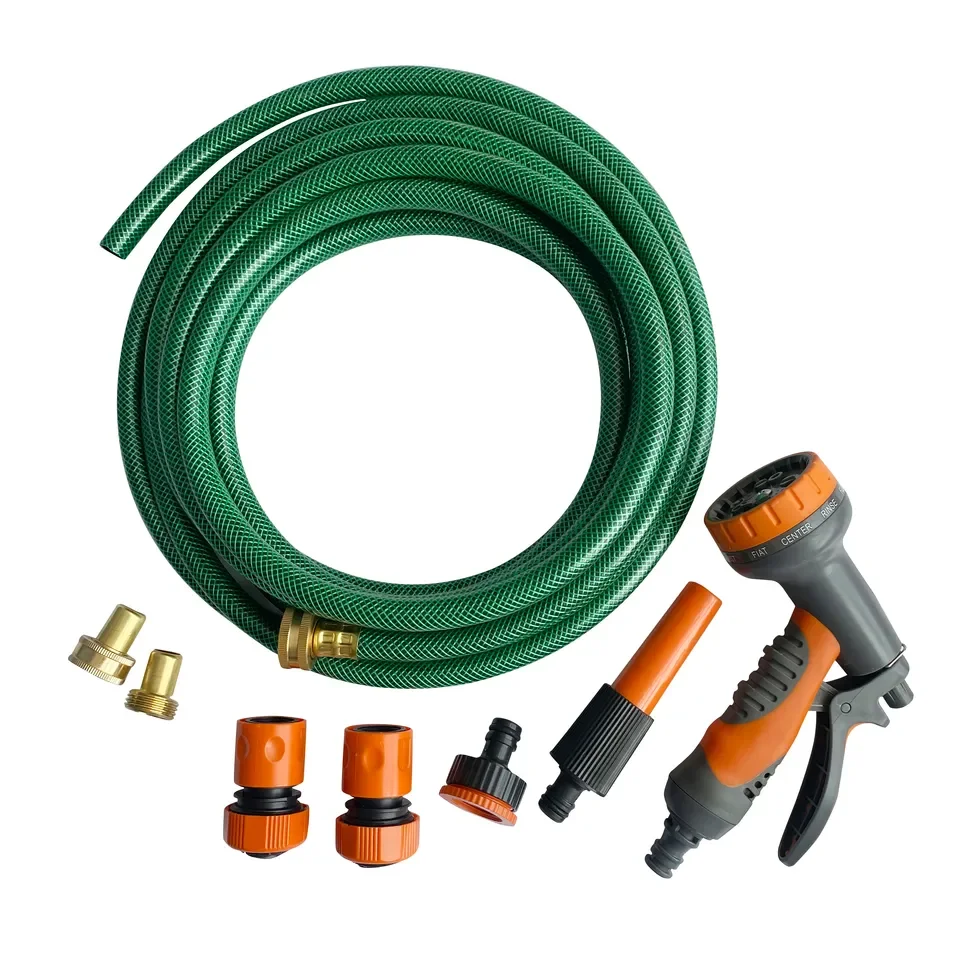 Factory supply 1 inch durable Water all size Hose Gun length fittings PVC Garden hose