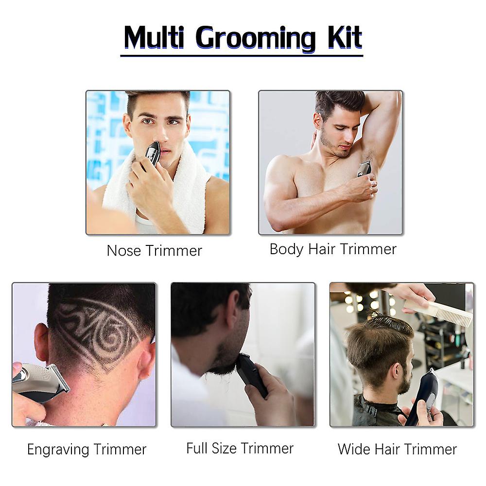 Electric Hair Trimmer Clipper Hair Cutter Usb Charging Hair For Adult Children Home-use Salon Barber Low Nois Eu Plug