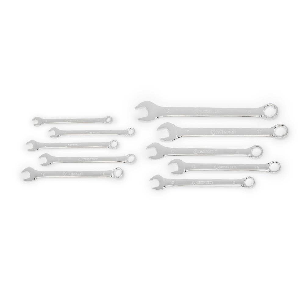 CRESCENT Metric Combination Wrench Set 12 Point 10pc