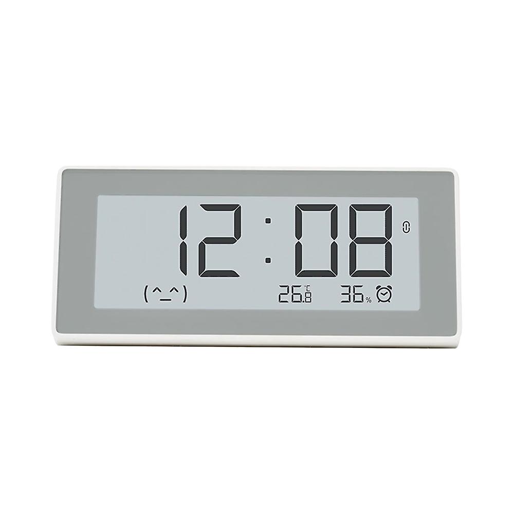 Miaomiaoce Thermometer Hygrometer Accurate Indoor Temperature Humidity Sensor With Clock Lcd Bt Temp Humidity Monitor With Data Storage In App For Hom