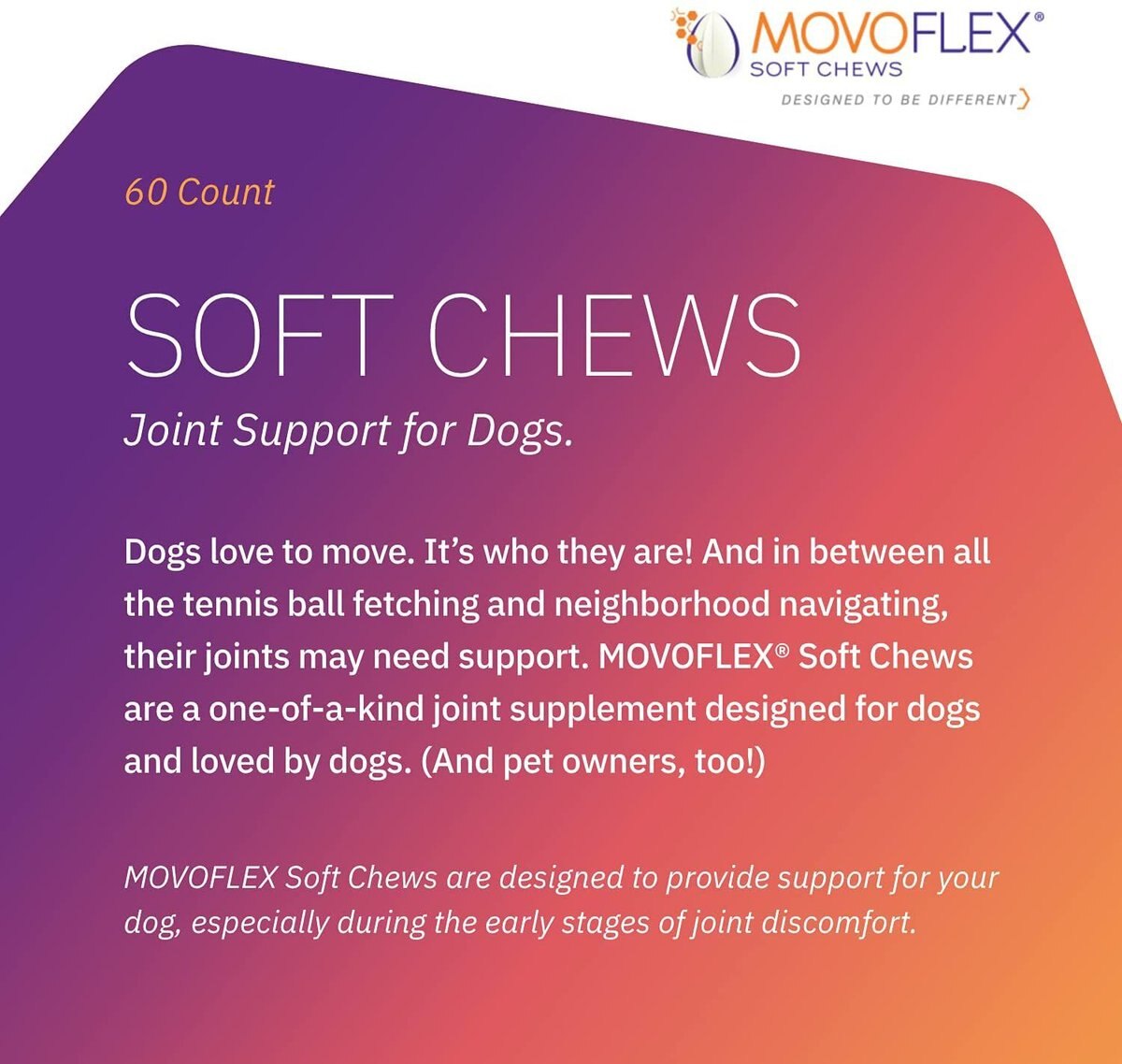 Virbac MOVOFLEX Soft Chews Joint Supplement for Large Dogs