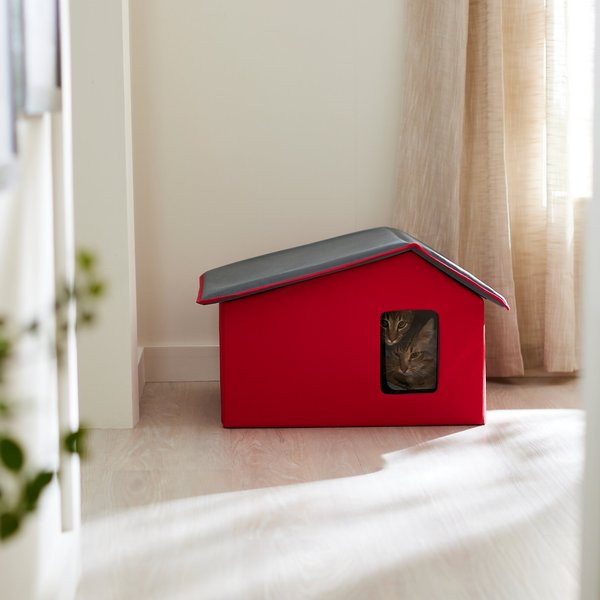 Frisco Extra Wide Indoor Heated Cat House