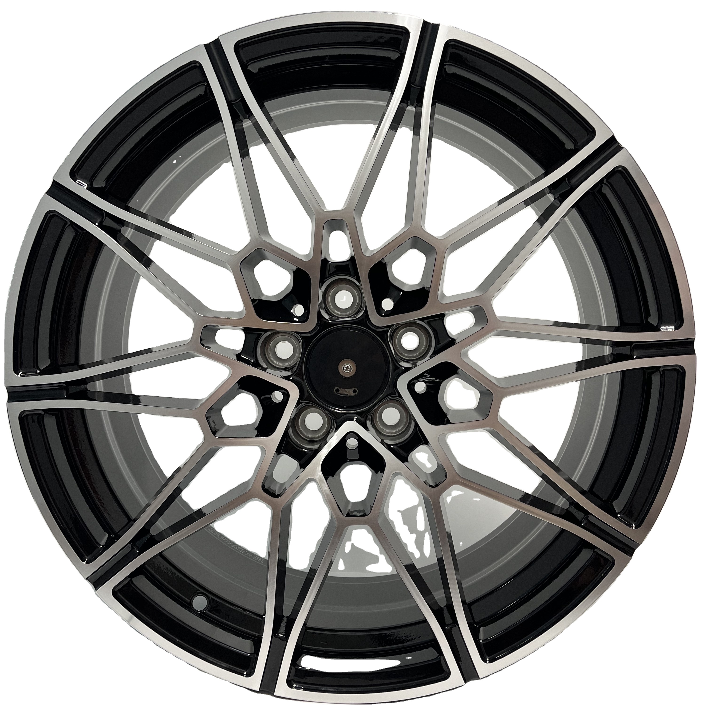 Scratch proof 19 Inch Passenger Car 1 Piece Style Forged oy Black Machined Drawing Racing Wheels Rims