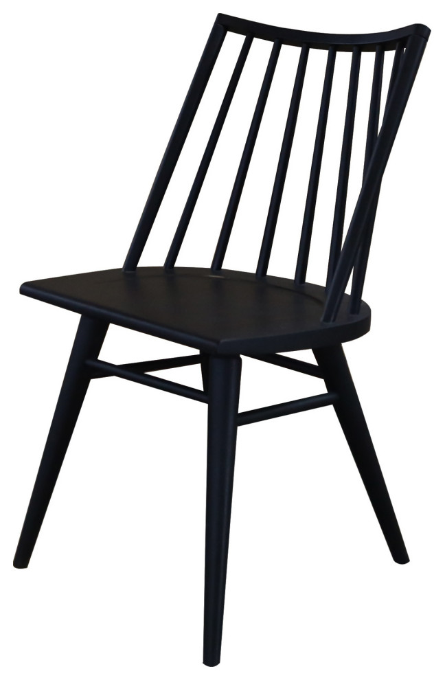 Black Windsor Chair   Craftsman   Dining Chairs   by Design Tree Home  Houzz