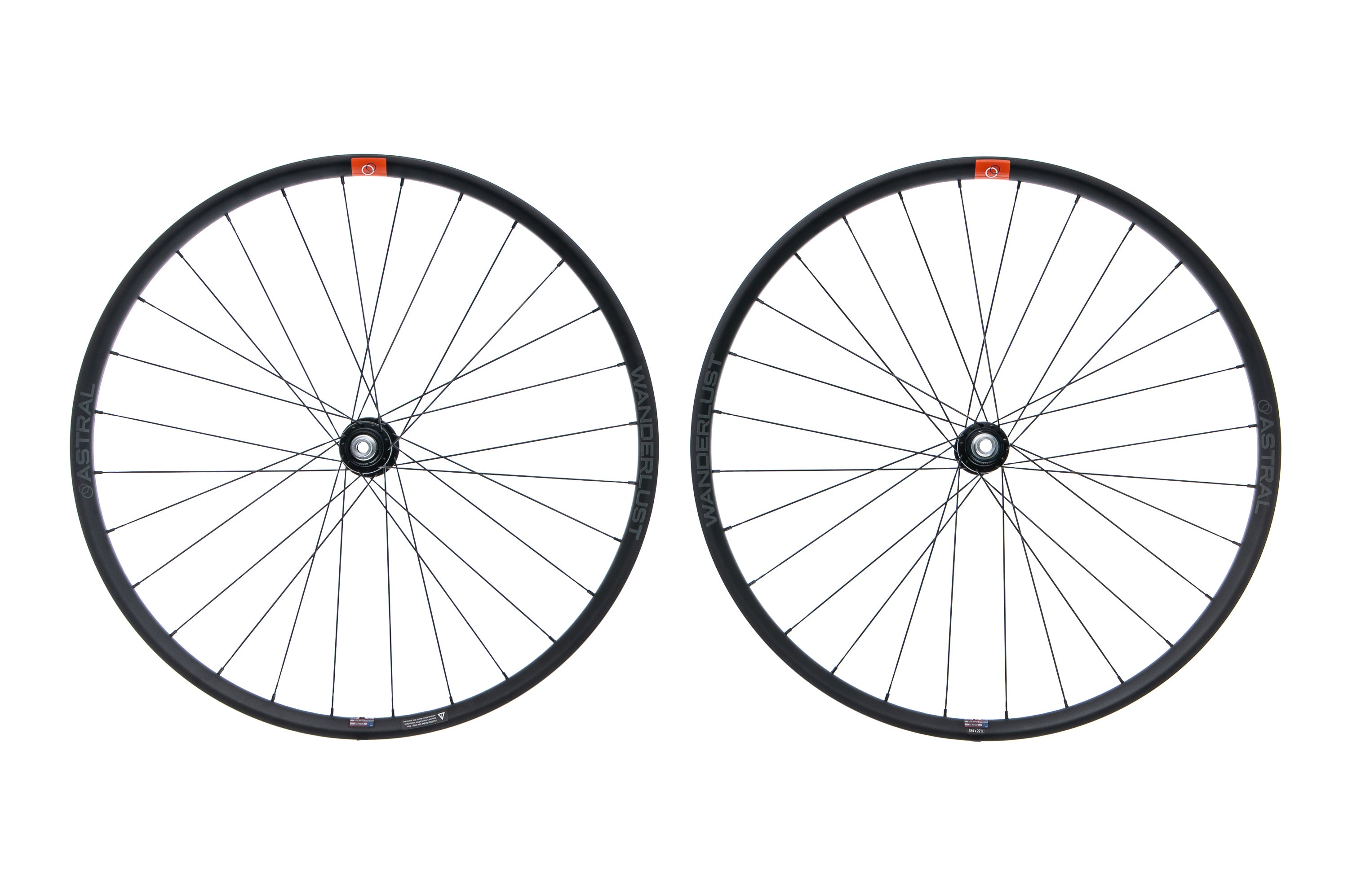 Astral Wanderlust w/ White Industries Hubs Carbon Clincher 650b Wheelset