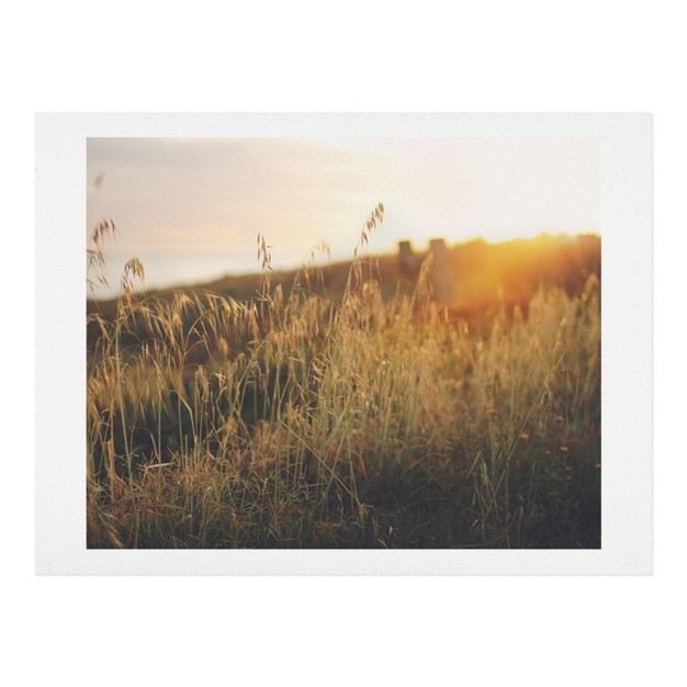 Ninasclicks Golden Beach Vegetation At Sunset Art Print Society6