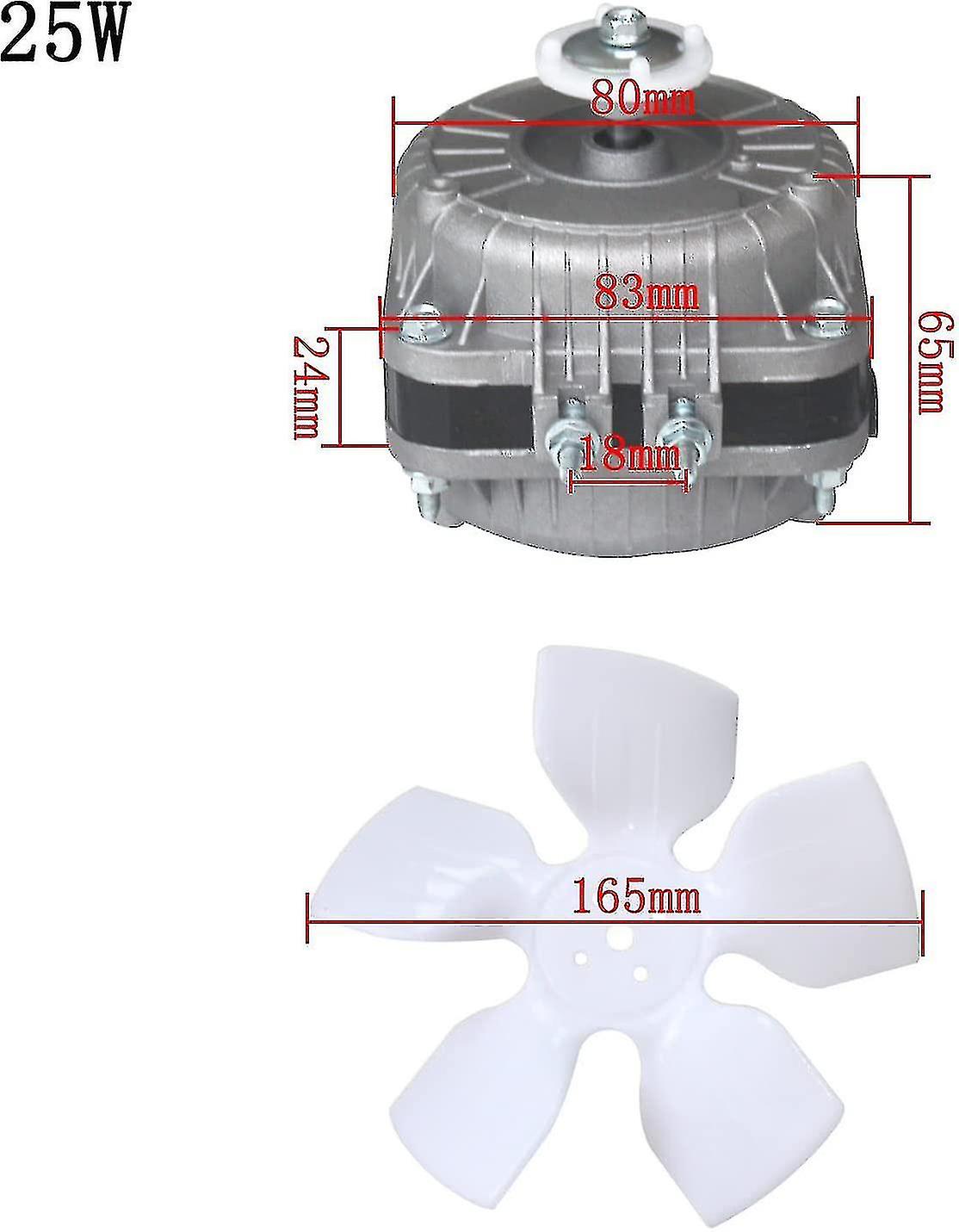 220v Fridge Fan Motor Refrigerator Freezer Ventilated Fridge 25w 35w 40w 60w For Ventilated Cold Cabinet Freezer