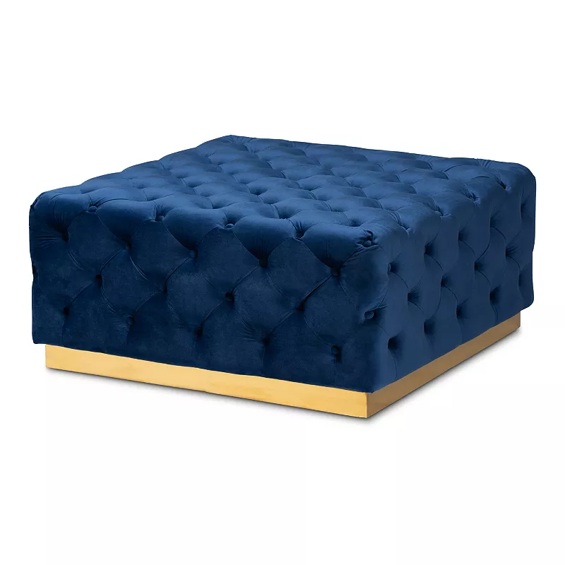 Baxton Studio Verene Ottoman