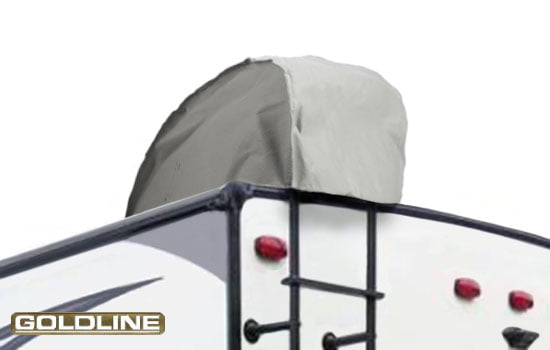 Goldline Fifth Wheel Trailer Covers by Eevelle | Fits 36 - 38 Feet | Gray