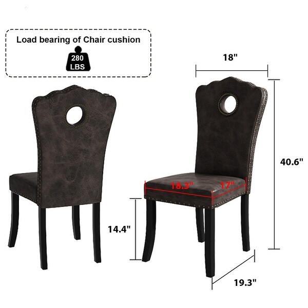 Dining Chairs Upholstered Dining Room Chairs Kitchen Side Chair(2 Piece)