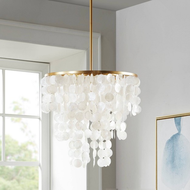 Isla Chandelier White