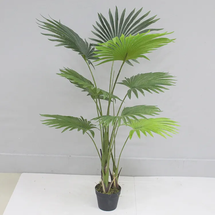 China Supply New Fake Decorative Simulation Potted Artificial Cycas Palm Tree