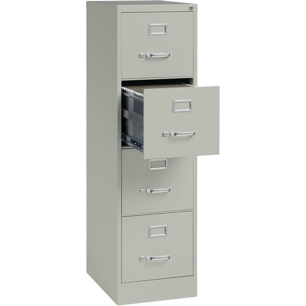 Porch   Den Tower Grove 52 inch Grey Vertical File Cabinet