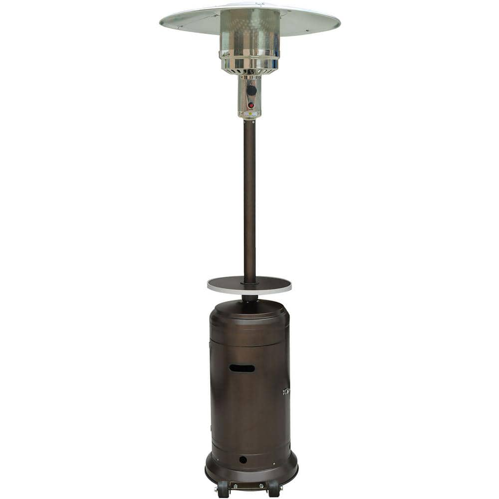 Hanover 48,000 BTU Hammered Bronze Steel Umbrella Patio Heater H001BR