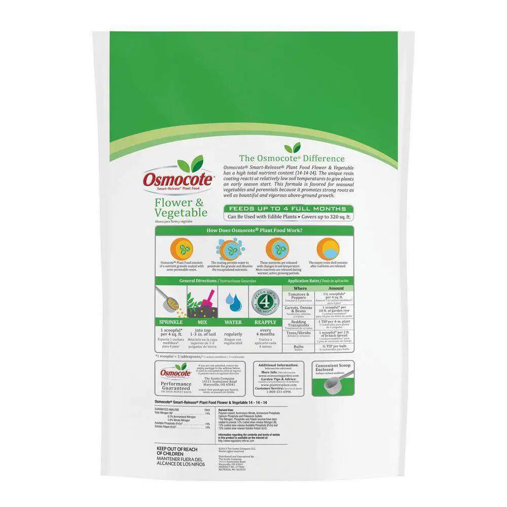 Osmocote Smart-Release 8 lbs. Plant Food Flower and Vegetable