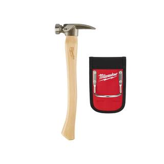 MW 19 oz. Smooth Face Hickory Hammer with Hammer Loop 48-22-9519-48-22-8149