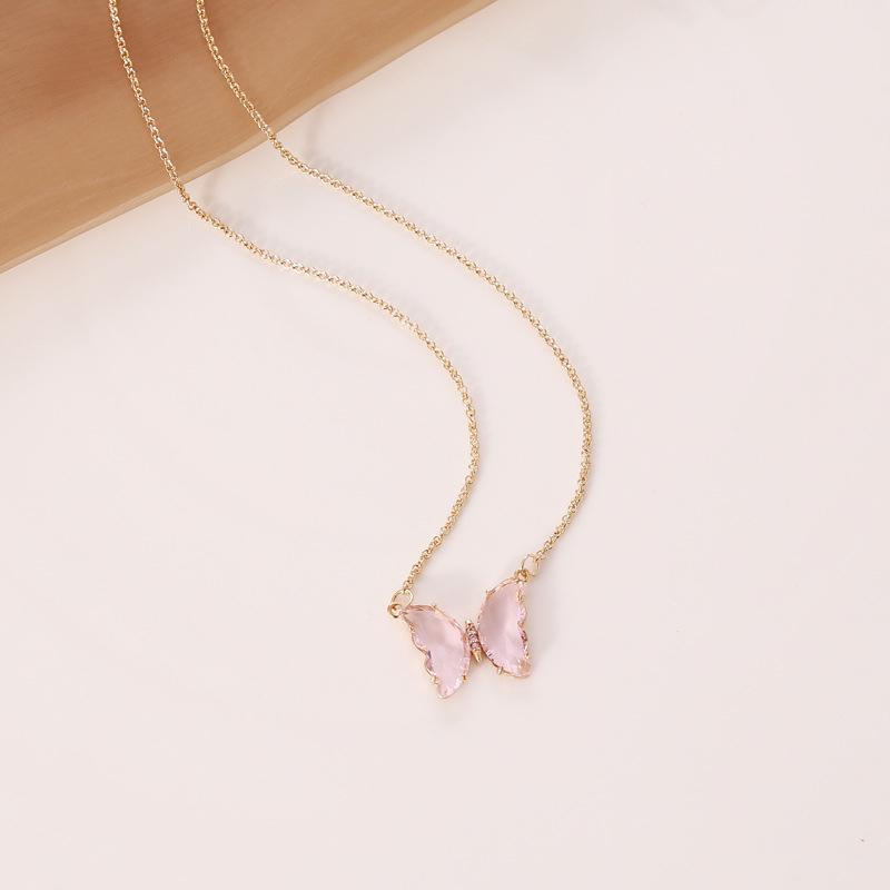 Fashion and Fresh Butterfly Necklace and Ring