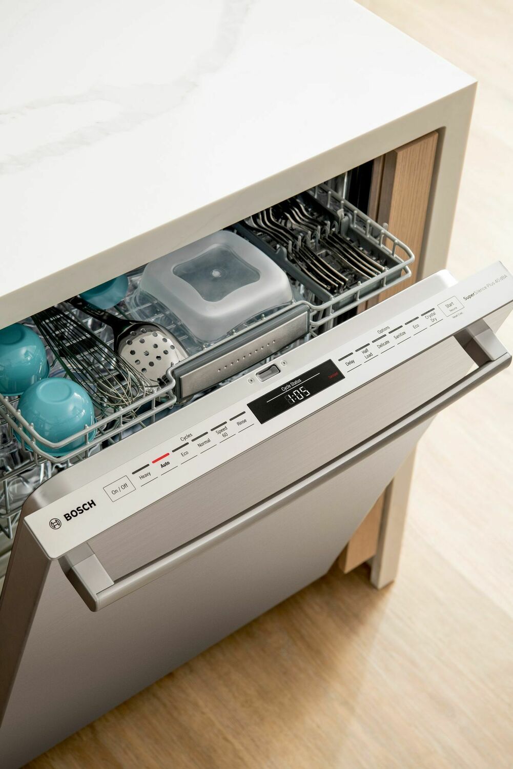 Bosch SHX88PZ55N Benchmark® Dishwasher 24'' Stainless Steel, Xxl Shx88Pz55N