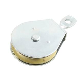 Everbilt 2-12 in. Zinc-Plated Swivel Utility Pulley 43354