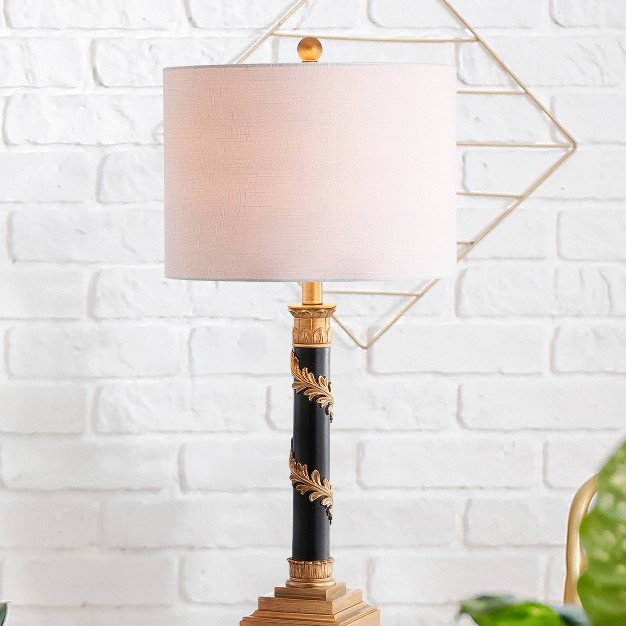 Camilla Resin Table Lamp includes Led Light Bulb Gold Jonathan Y