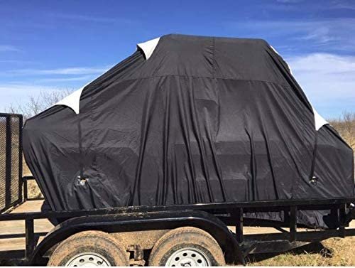 Weatherproof UTV Cover Compatible with 2015 Kawasaki Teryx - Outdoor and Indoor - Water， Snow， Sun - Built-in Securing Straps - Trailerable - Includes Free Storage Bag