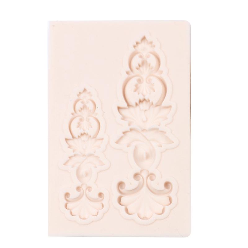 European Vintage Pattern Shape Cake Decorative Mold - 1pc