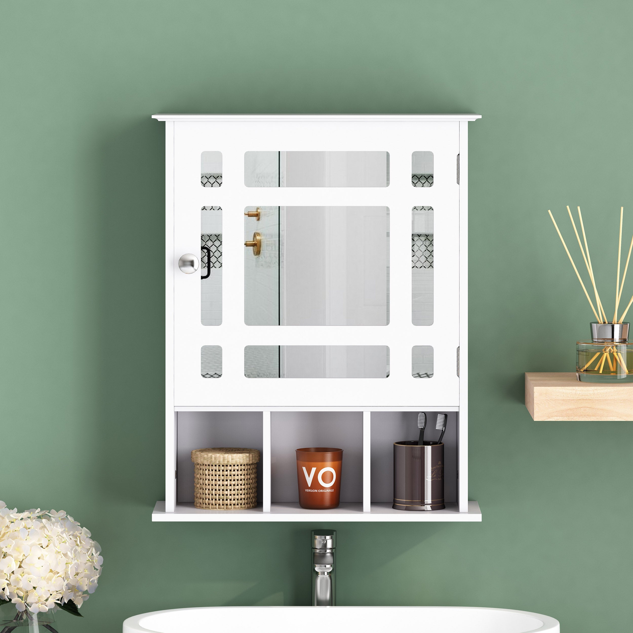 Bavier Modern Medicine Cabinet with Mirror