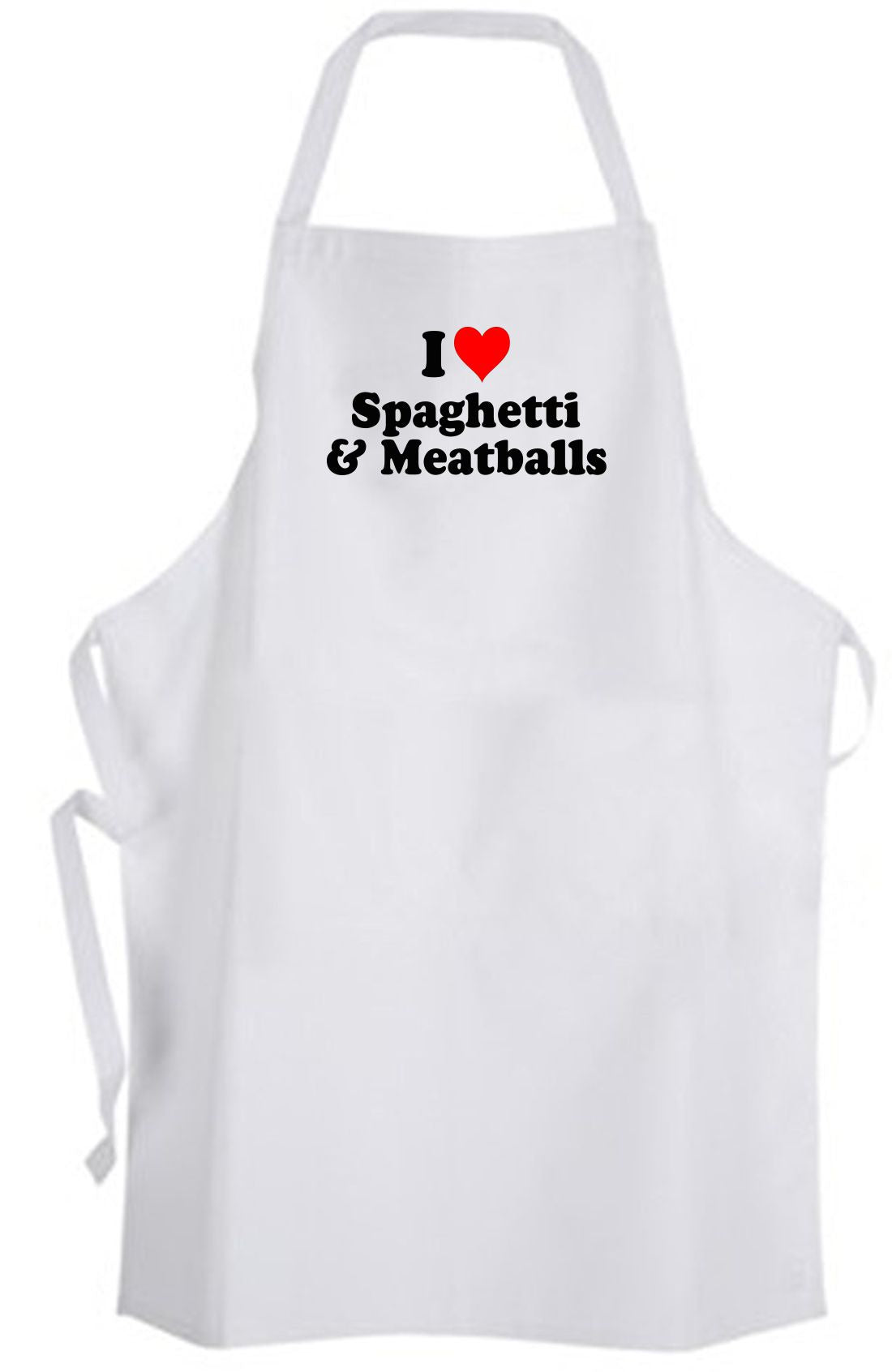 Aprons365 - I Love Spaghetti and Meatballs – Apron Chef Cook Kitchen