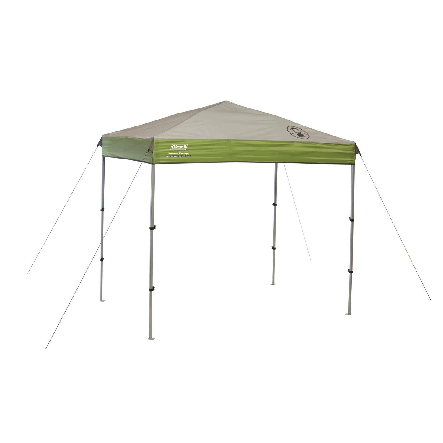 Coleman 78242 x 58242 Canopy Sun Shelter Tent with Instant Setup Green  Crowdfused