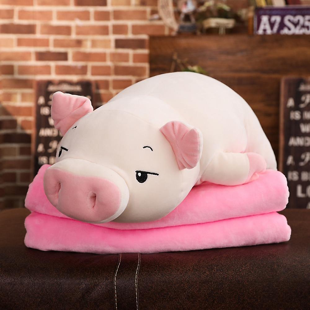 Pig Plush Pillow Big Nose Piggy Stuffed Toy Piggy Stuffed Animals Adorable Pig Plush Doll Toy Gifts For Kids Birthday (cream White，15.74in)