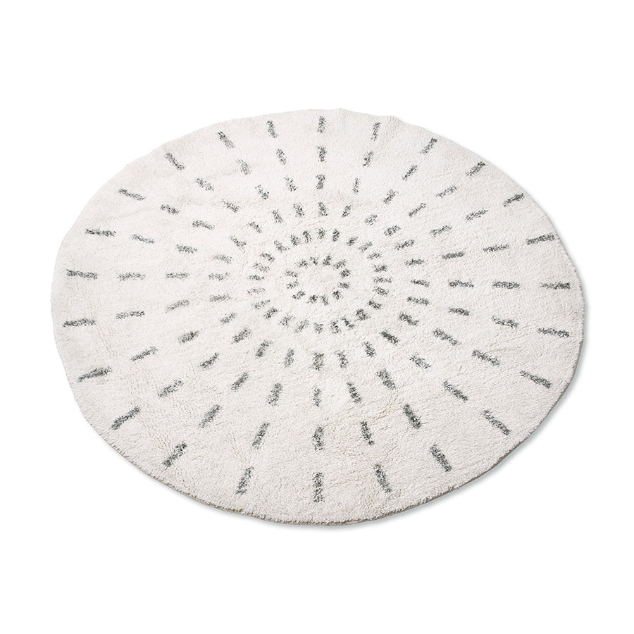 Round bath mat swirl - L