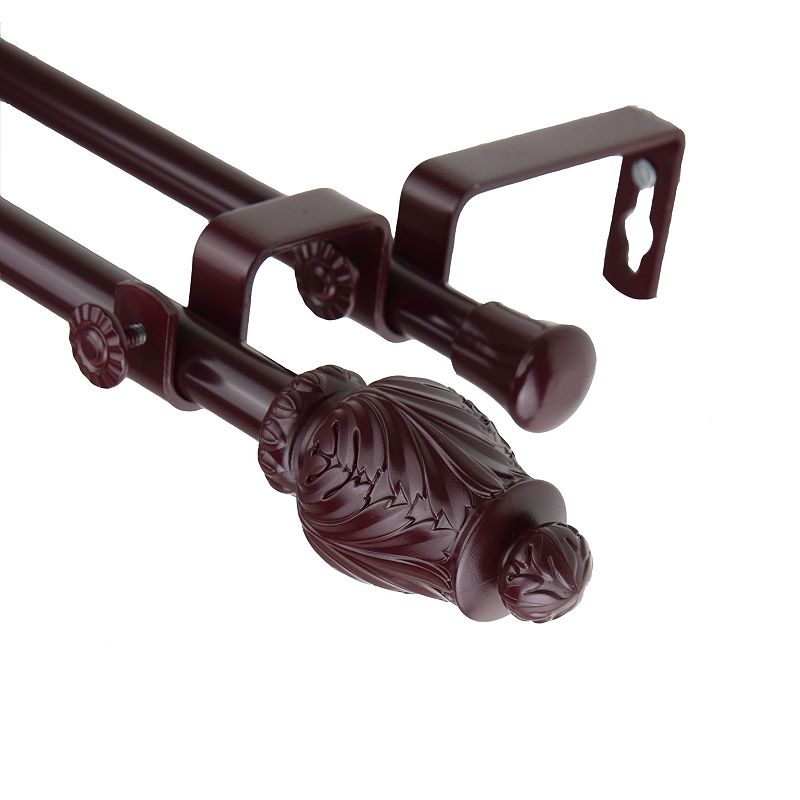 Rod Desyne Tulip Adjustable Double Curtain Rod