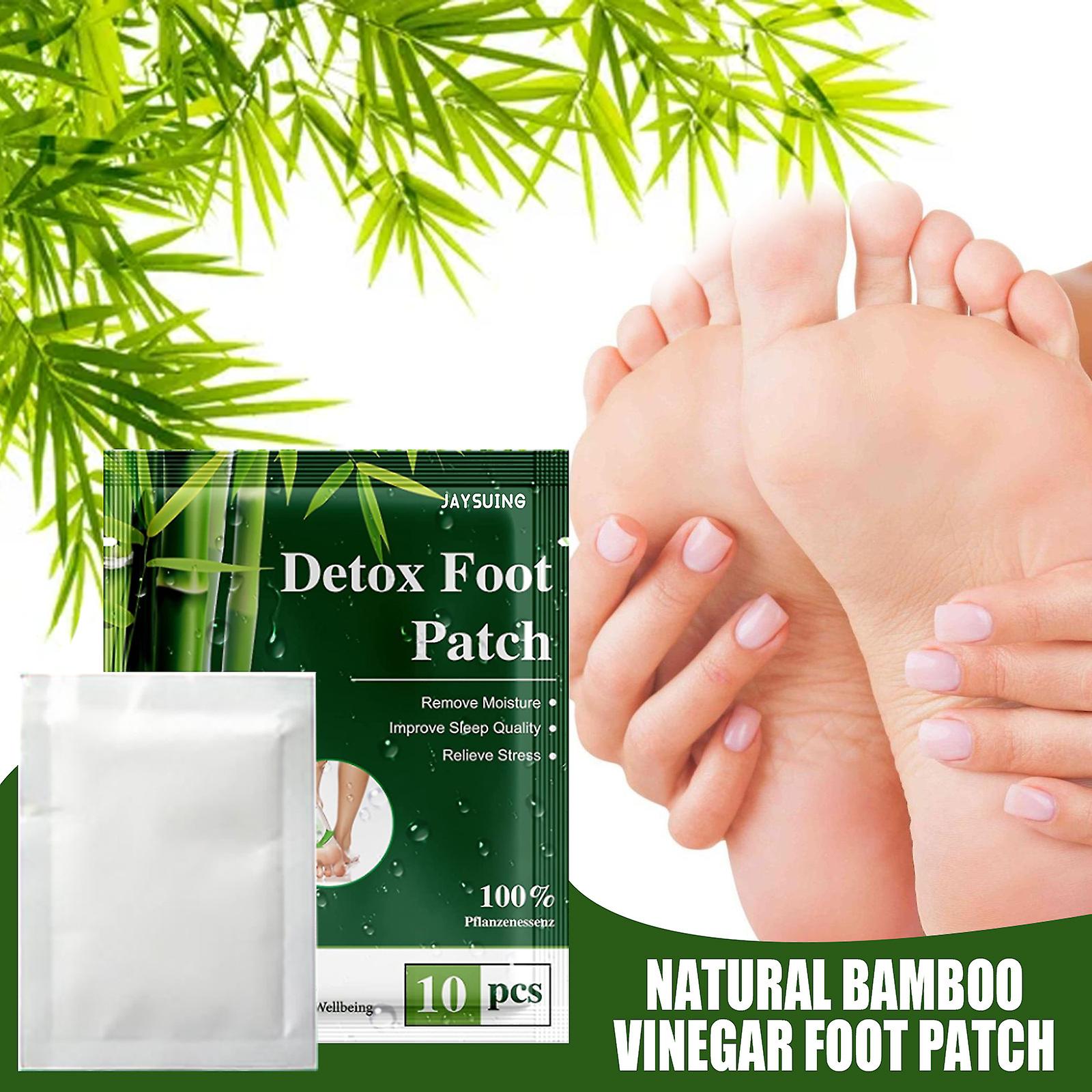 Bamboo Vinegar Foot Patch Bamboo Vinegar Foot Sole Care Relieve Joint Pain Muscle Firmness Promote Blood Circulation And Remove Foot Odor