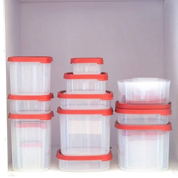 16 Piece Food Storage Container Set BPA Free 100% Leak Proof - N/A