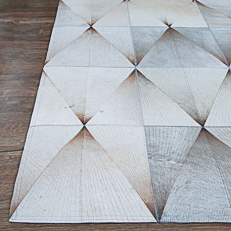 Couristan Chalet Diamondback Cowhide Leather Area Rug