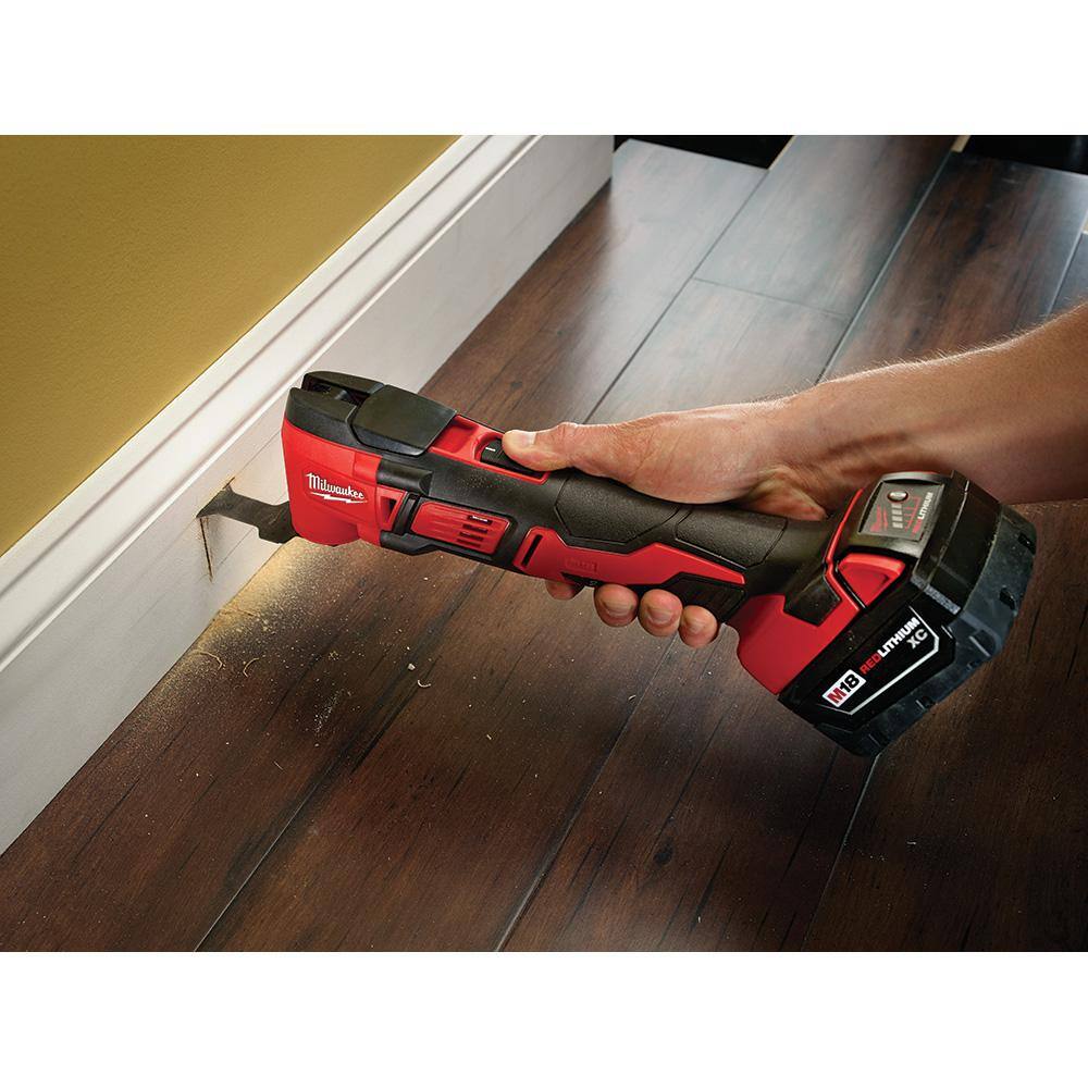 MW M18 18V Lithium-Ion Cordless HACKZALL Reciprocating Saw with Multi-Tool and 5.0 Ah Battery 2625-20-2626-20-48-11-1850